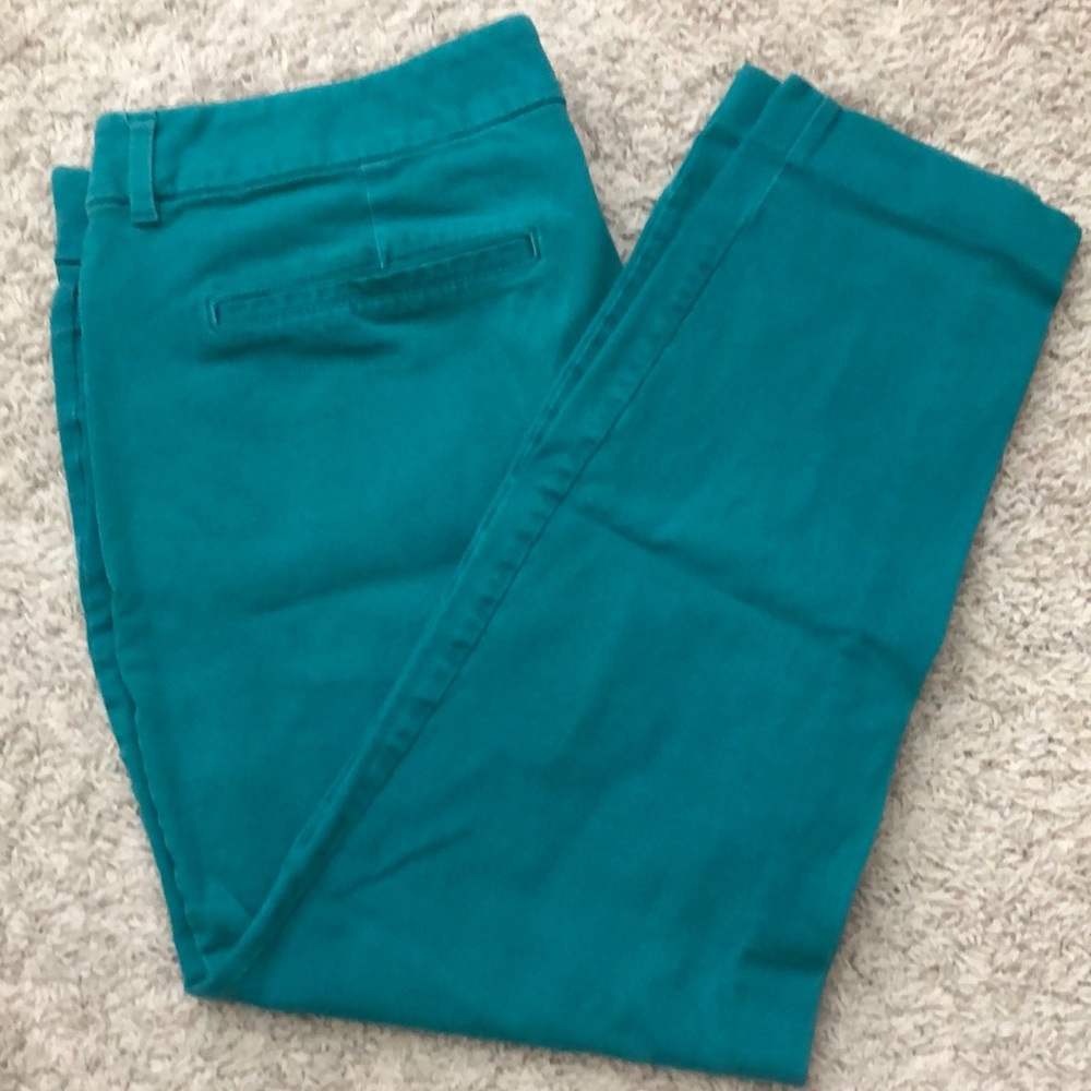 Old Navy Turquoise Pixie Jeans